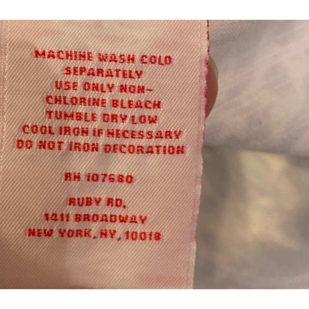 Ruby Rd. Light Blue White Jacket Button Closures … - image 4